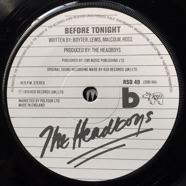 The Headboys : Stepping Stones (7", Single)