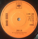 David Essex : Rock On (7", Single, Sol)
