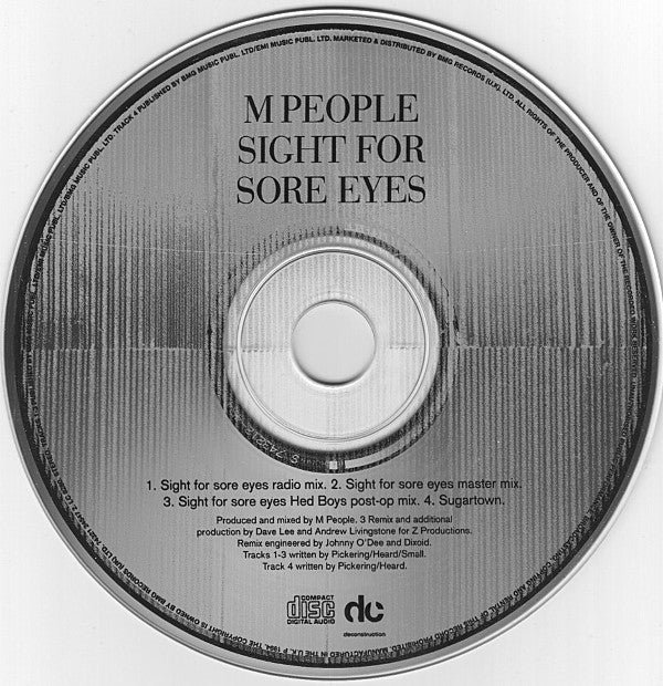 M People : Sight For Sore Eyes (CD, Single)