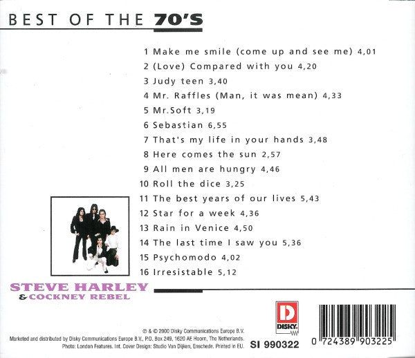 Steve Harley & Cockney Rebel : Best Of The 70's (CD, Comp)