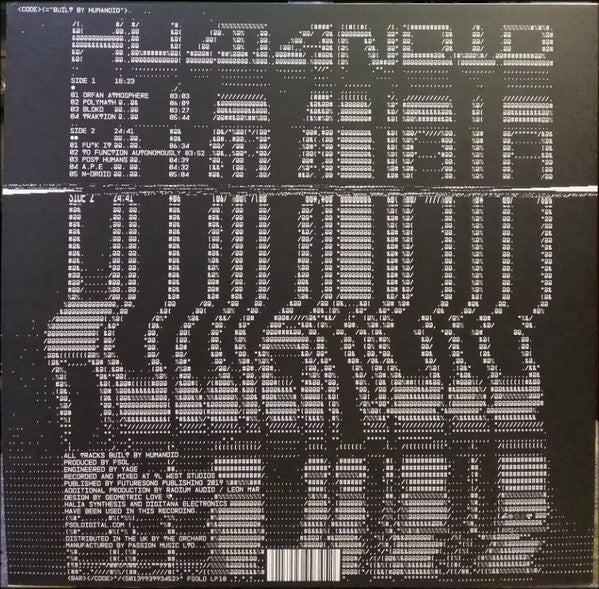 Humanoid : Built By Humanoid (LP, Album)