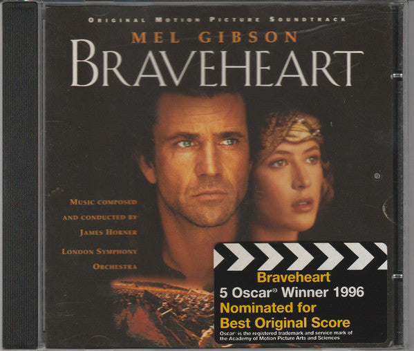 James Horner Performed By London Symphony Orchestra : Braveheart (Original Motion Picture Soundtrack) (CD, Album, RE)