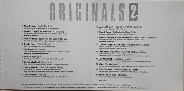 Various : Originals 2 (CD, Comp)
