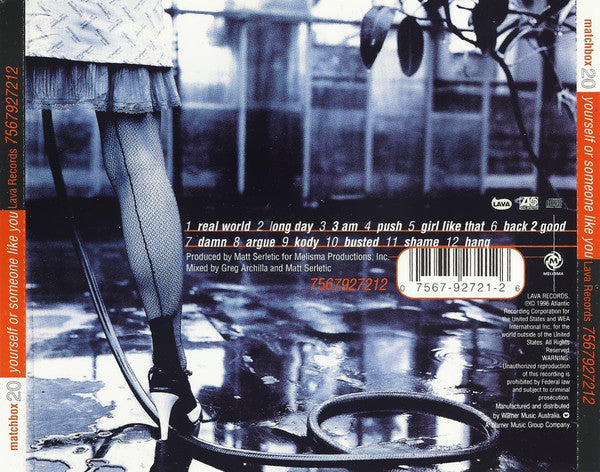 Matchbox Twenty : Yourself Or Someone Like You (CD, Album)