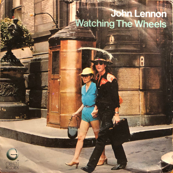 John Lennon : Watching The Wheels (7", Single, WEA)