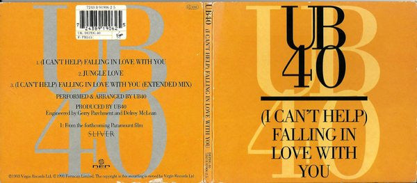 UB40 : (I Can't Help) Falling In Love With You (CD, Single, Dig)