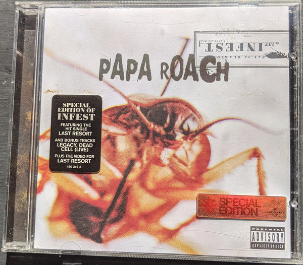 Papa Roach : Infest (CD, Album, Enh, S/Edition, Uni)