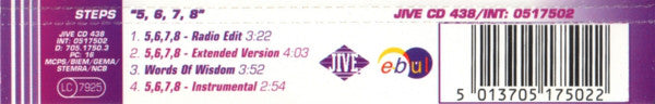Steps : 5,6,7,8 (CD, Single)