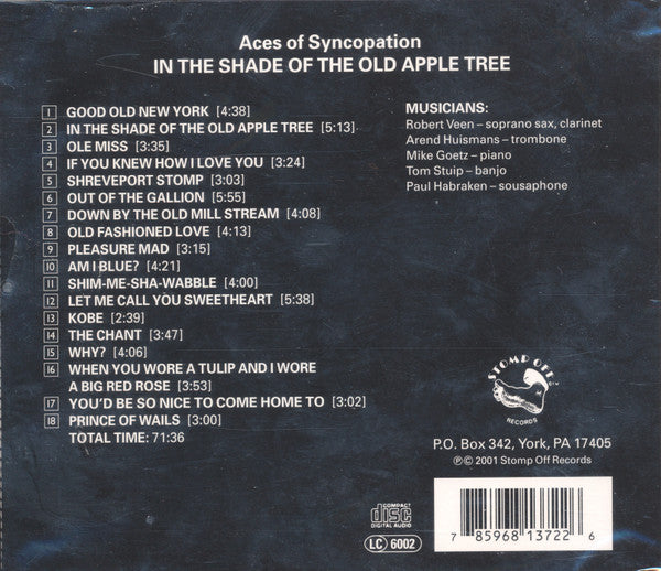 Aces Of Syncopation : In The Shade Of The Old Apple Tree (CD, Album)