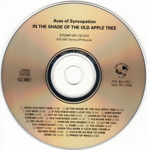 Aces Of Syncopation : In The Shade Of The Old Apple Tree (CD, Album)