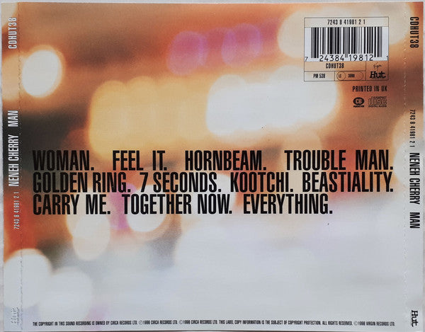 Neneh Cherry : Man (CD, Album)