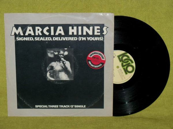 Marcia Hines : Signed, Sealed, Delivered, I'm Yours (12")