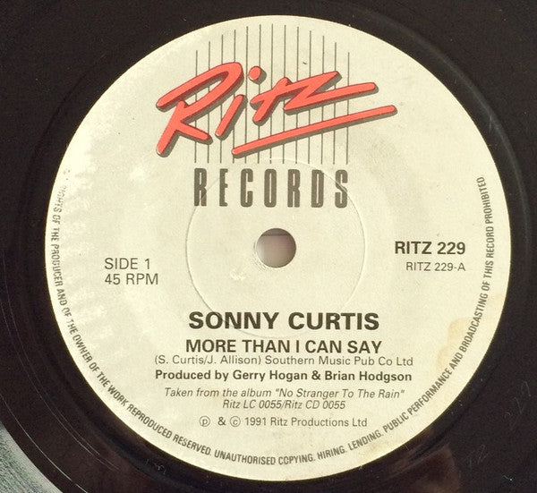 Sonny Curtis : More Than I Can Say (7")