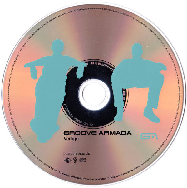 Groove Armada : Vertigo (CD, Album, Son)