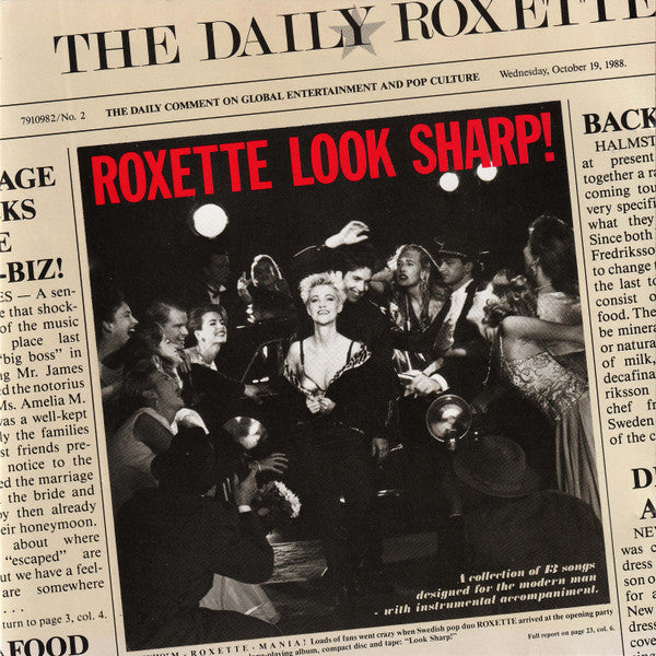 Roxette : Look Sharp! (CD, Album, RE, RP)