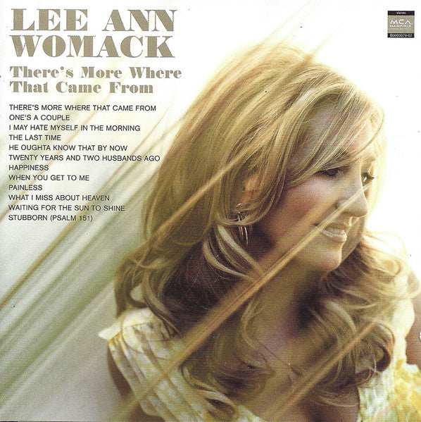 Lee Ann Womack : There's More Where That Came From (HDCD, Album)