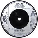 Level 42 : Lessons In Love (7", Single)