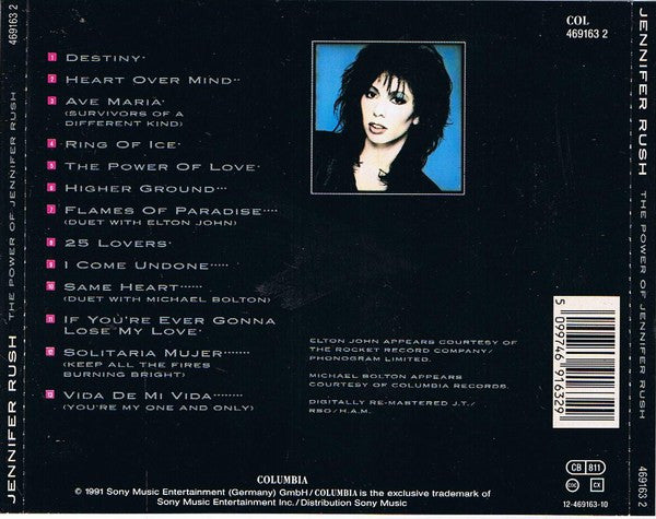 Jennifer Rush : The Power Of Jennifer Rush (CD, Comp, RE)