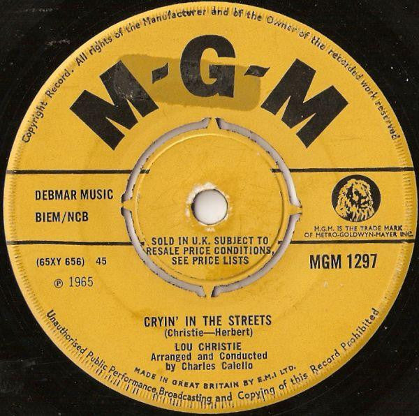 Lou Christie : Lightnin' Strikes (7", Single)
