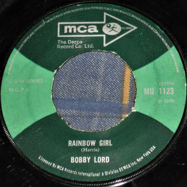 Bobby Lord : Rainbow Girl (7")