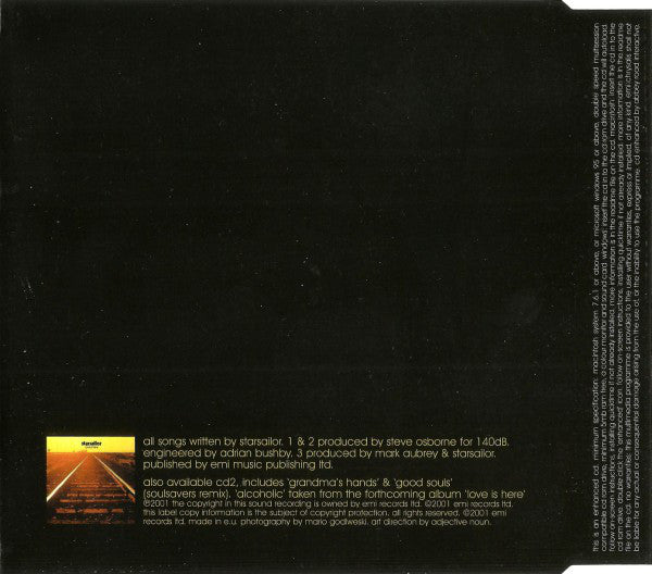 Starsailor : Alcoholic (CD, Single, Enh, CD1)