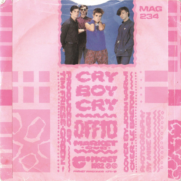 Blue Zoo : Cry Boy Cry (7", Single, Red)