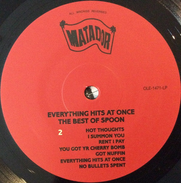 Spoon : Everything Hits At Once (The Best Of Spoon) (LP, Album, Comp)
