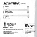 Olivier Messiaen - BBC National Orchestra Of Wales, Roger Muraro, Jacques Tchamkerten, Thierry Fischer (2) : Turangalîla Symphony (CD, Album)