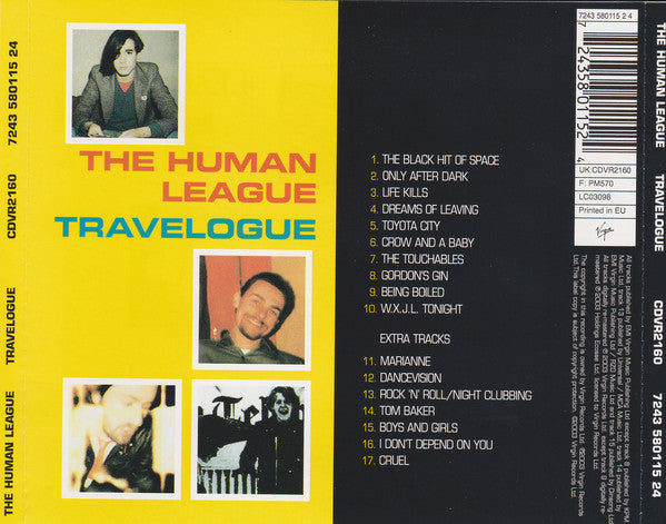 The Human League : Travelogue (CD, Album, RE, RM, RP, Med)