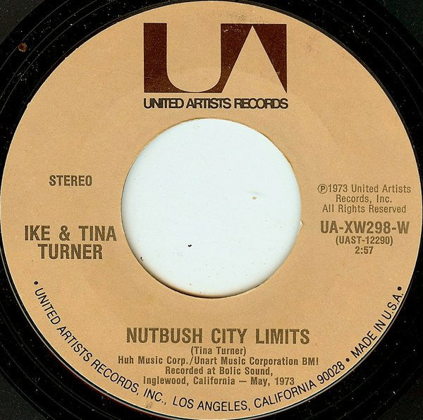 Ike & Tina Turner : Nutbush City Limits / Help Him (7", Single)