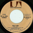 Ike & Tina Turner : Nutbush City Limits / Help Him (7", Single)