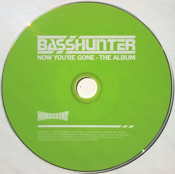 Basshunter : Now You're Gone - The Album (CD, Album, Enh, M/Print)