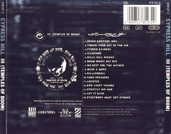 Cypress Hill : III (Temples Of Boom) (CD, Album)
