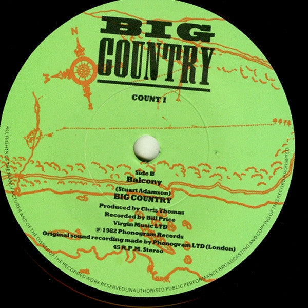 Big Country : Harvest Home (7", Single, Pap)