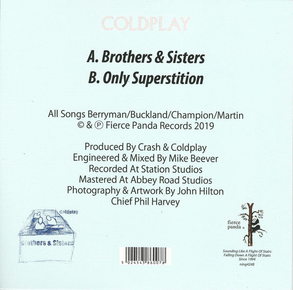 Coldplay : Brothers & Sisters (7", Single, RE, Blu)