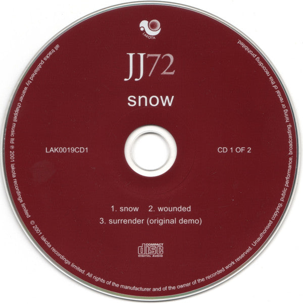 JJ72 : Snow (CD, Single, RE, CD1)