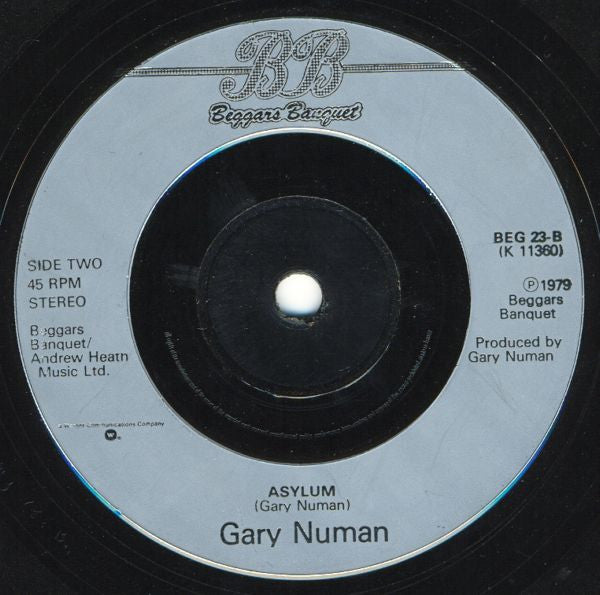 Gary Numan : Cars (7", Single, M/Print, Sil)