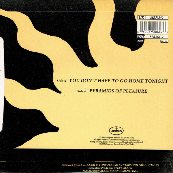 The Triplets (2) : You Don't Have To Go Home Tonight (7")