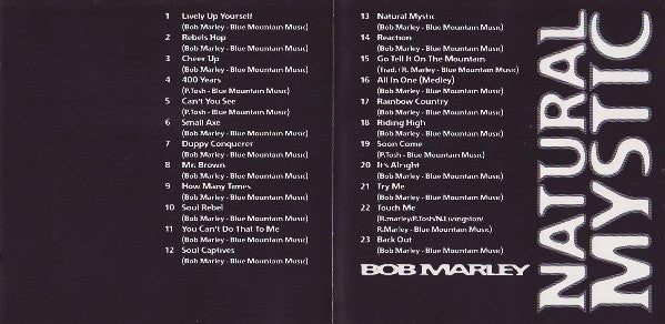 Bob Marley : Natural Mystic (CD, Comp)