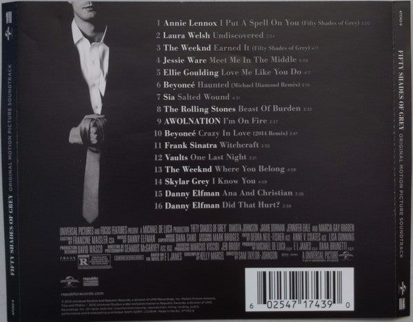 Various : Fifty Shades Of Grey (Original Motion Picture Soundtrack) (CD, Comp)