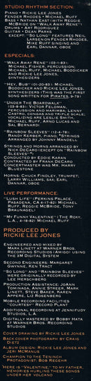 Rickie Lee Jones : Girl At Her Volcano (10", Album, EP, △ 4)