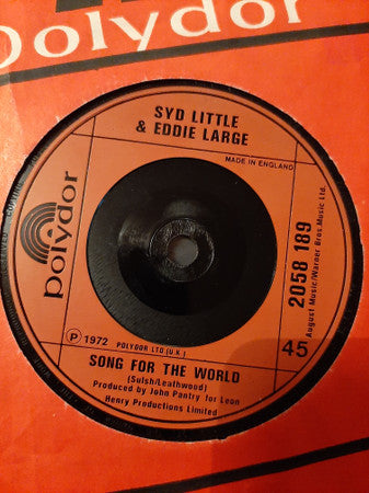 Syd Little & Eddie Large* : Rock Steady (The Deedle-ee Song) (7", Inj)