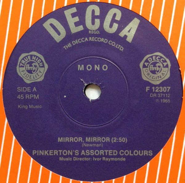 Pinkerton's Assorted Colours : Mirror, Mirror (7", Mono, RE)