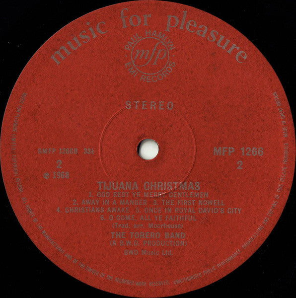 The Torero Band : Tijuana Christmas (LP, Album, RE)