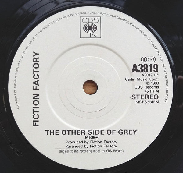 Fiction Factory : Ghost Of Love (7", Single)