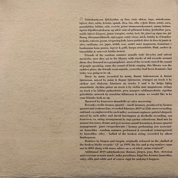 múm : Yesterday Was Dramatic - Today Is Ok (3xLP, Album, RE, RM, 20t)