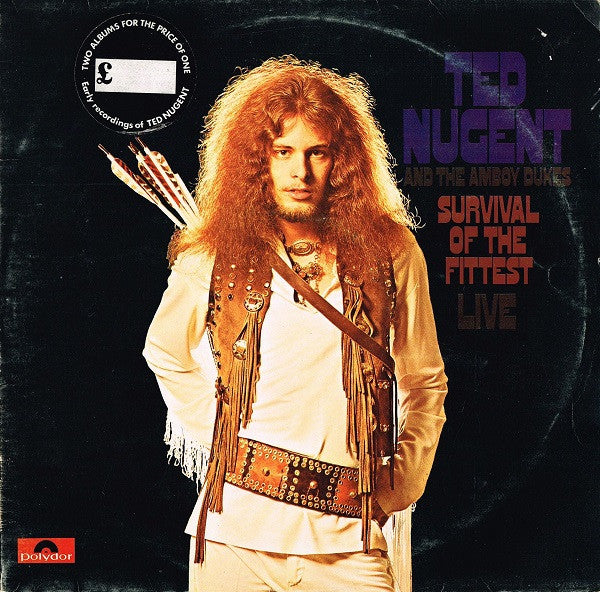 Ted Nugent & The Amboy Dukes : Survival Of The Fittest / Marriage On The Rocks (2xLP, Comp)