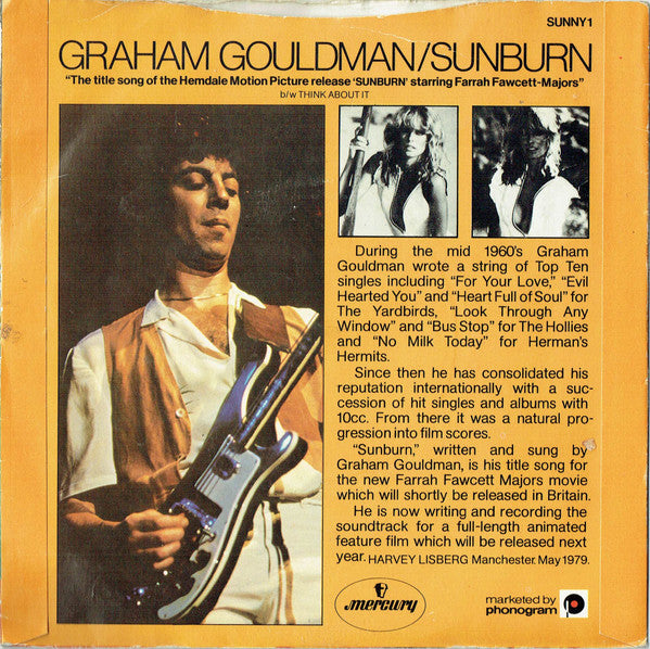 Graham Gouldman : Sunburn (7", Single)