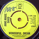 Anne-Marie David : Wonderful Dream (7", Single, Mono, Pus)