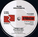 Glen Goldsmith : I Won't Cry (7", Single)